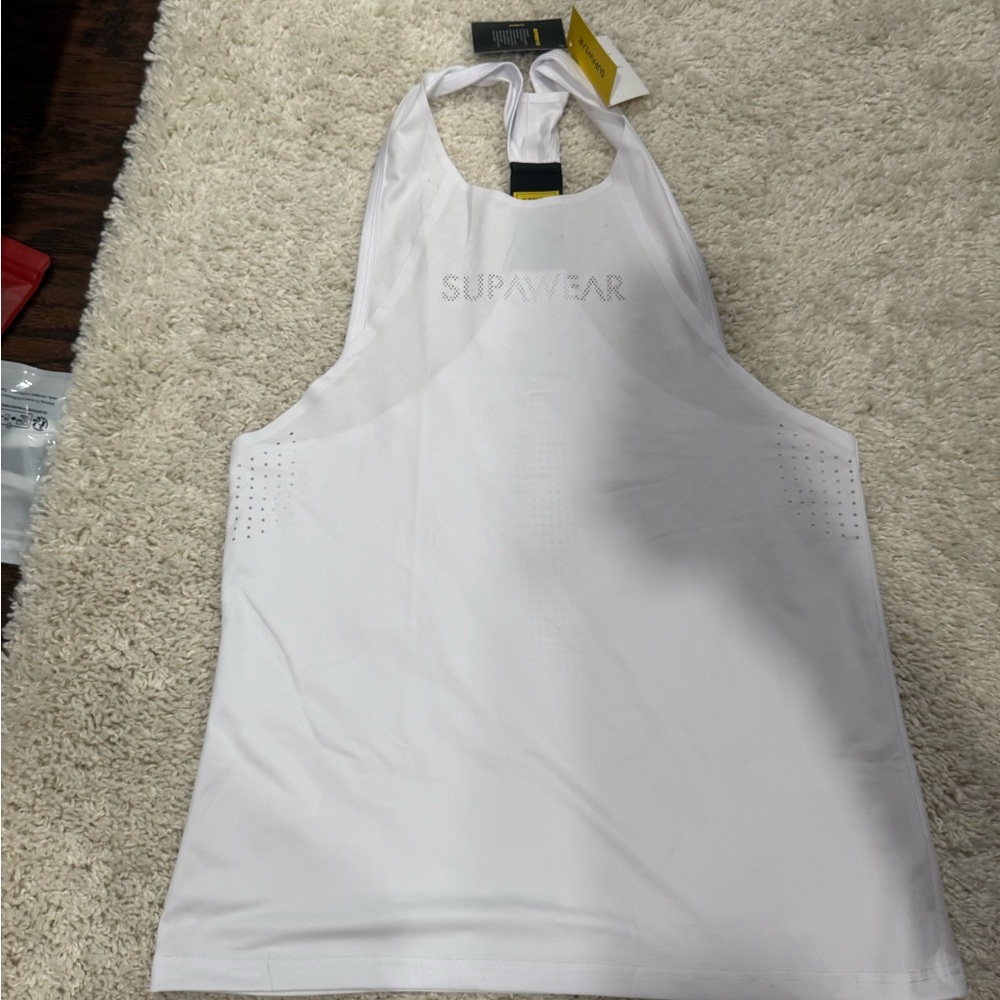 White Supawear tank Top